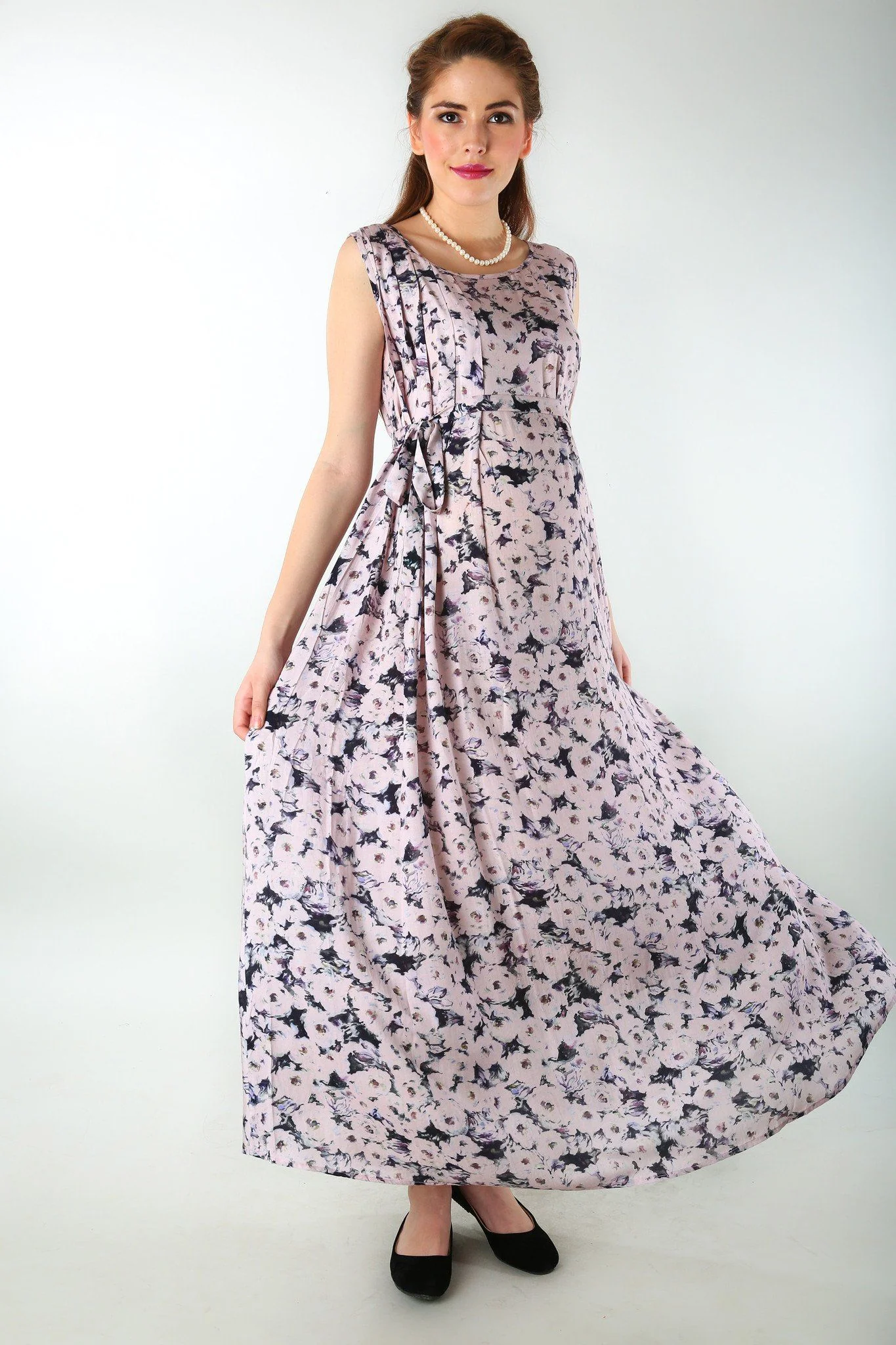 Cameo Pink Flair Maternity Dress - Chenance