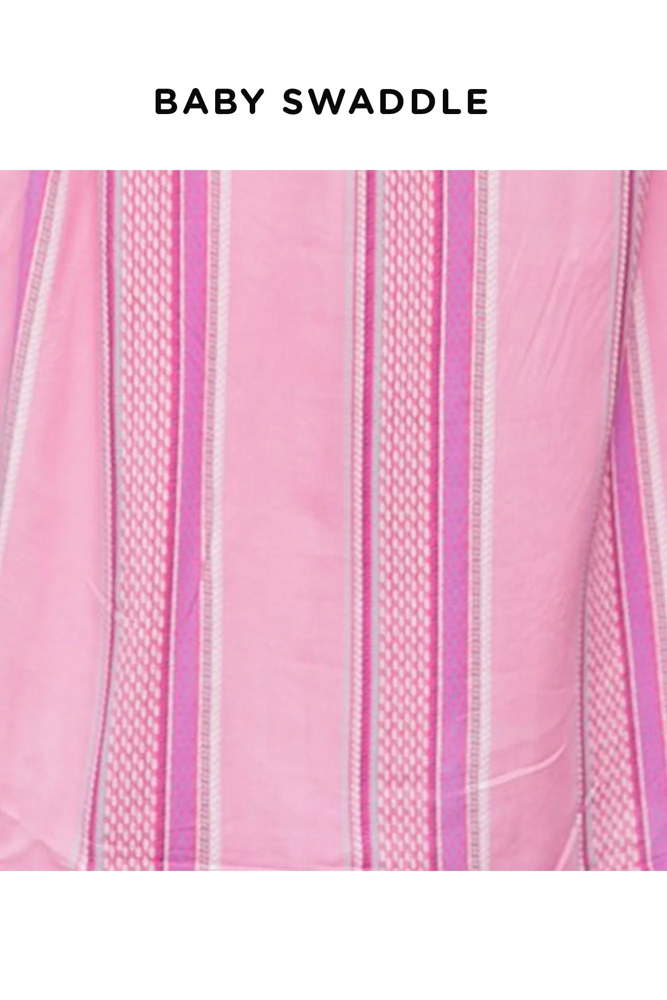 Set of 2 - Kimono Carnation Stripe Delivery Gown + Matching Baby Swaddle - Chenance