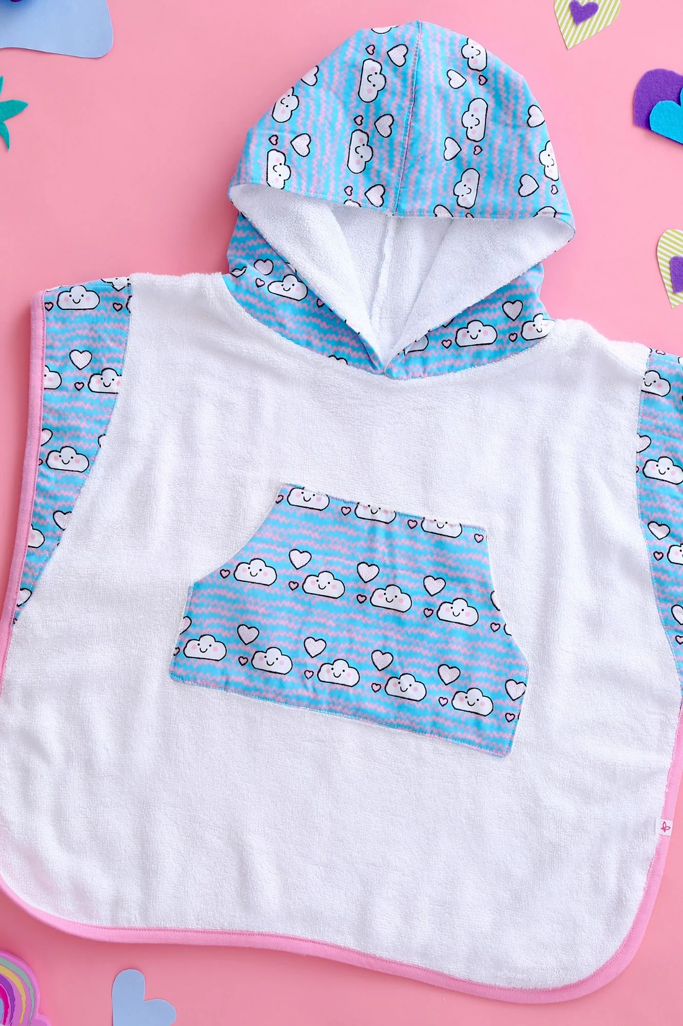 Cloudy Day - Hooded Poncho - Chenance