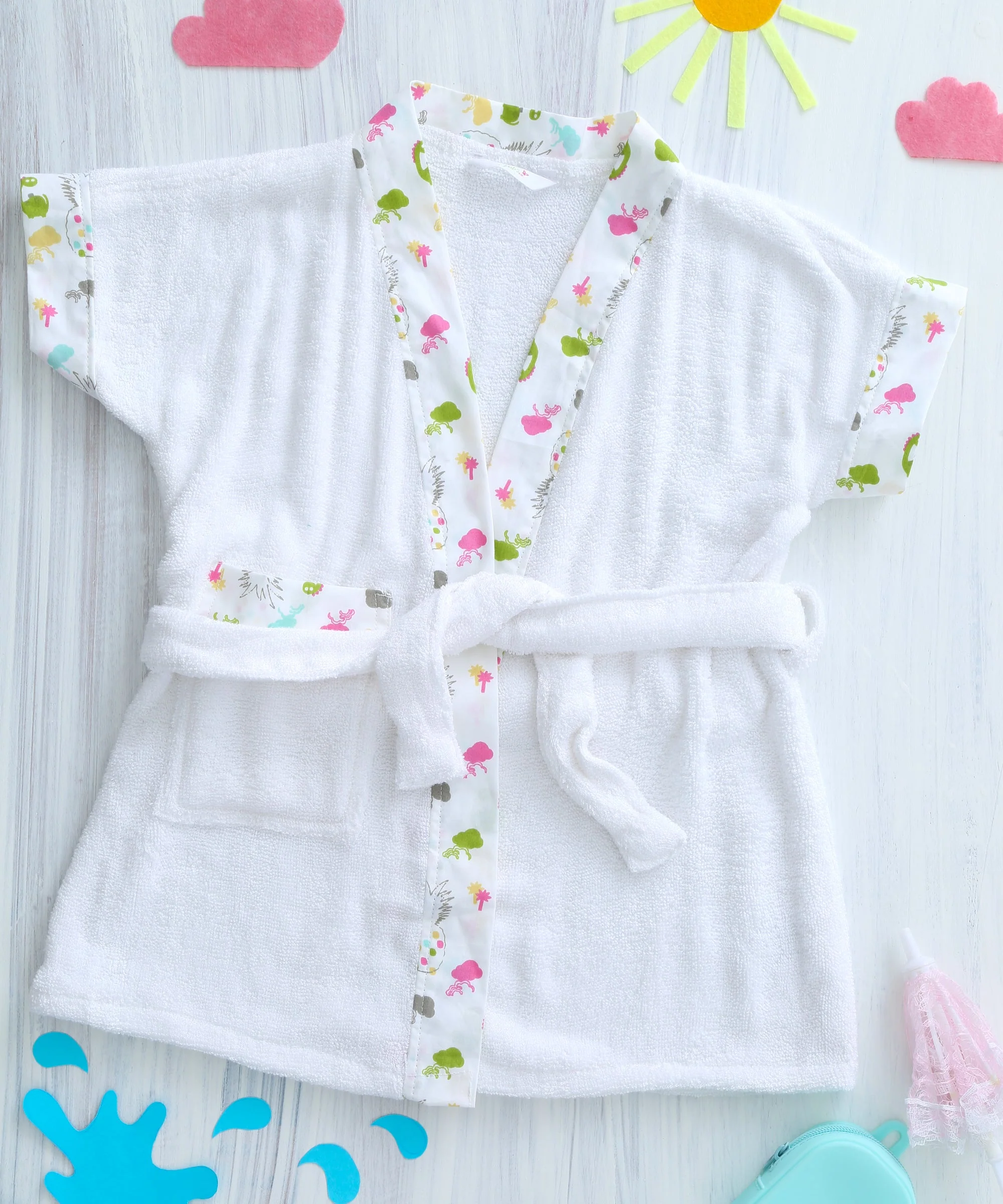 Dino Party - Bathrobe - Chenance