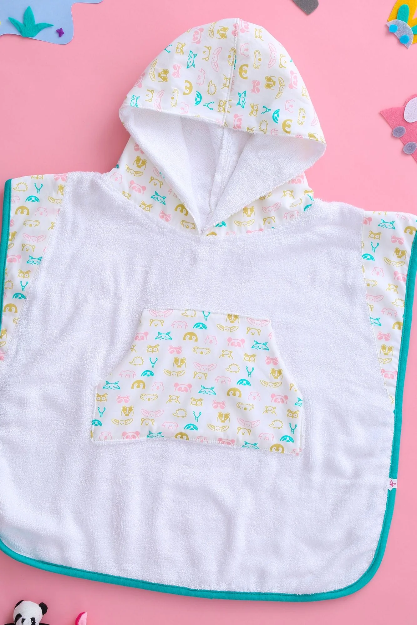 Forest Animals - Hooded Poncho - Chenance