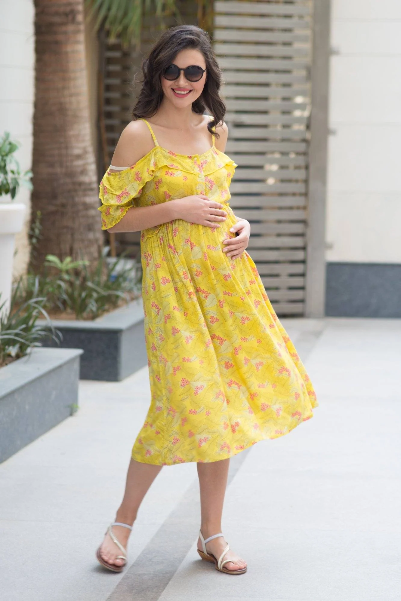 Summer Lovin' Front Zip Maternity & Nursing Maxi - Chenance