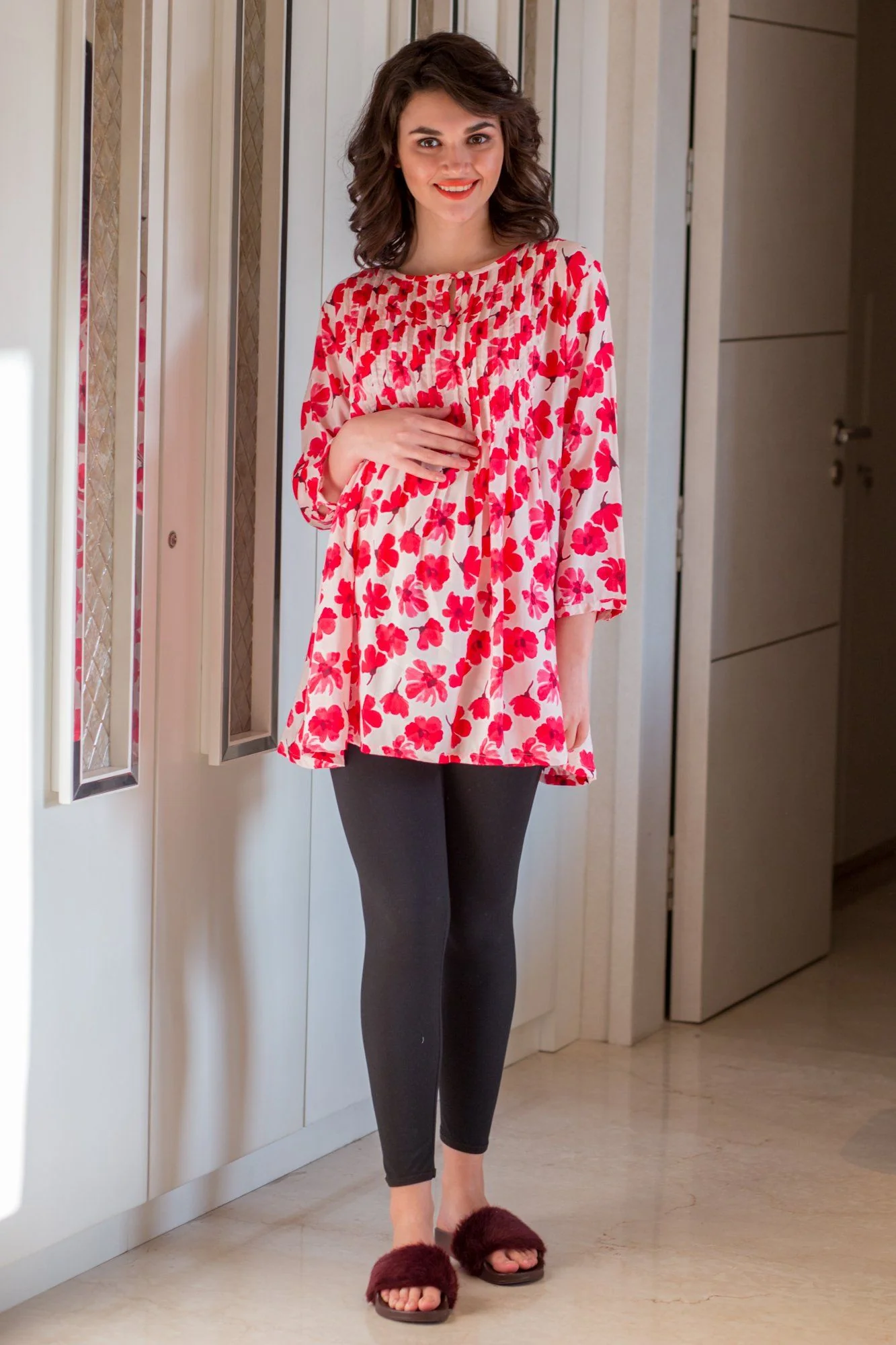 Paisley Maternity & Nursing Night Top - Chenance