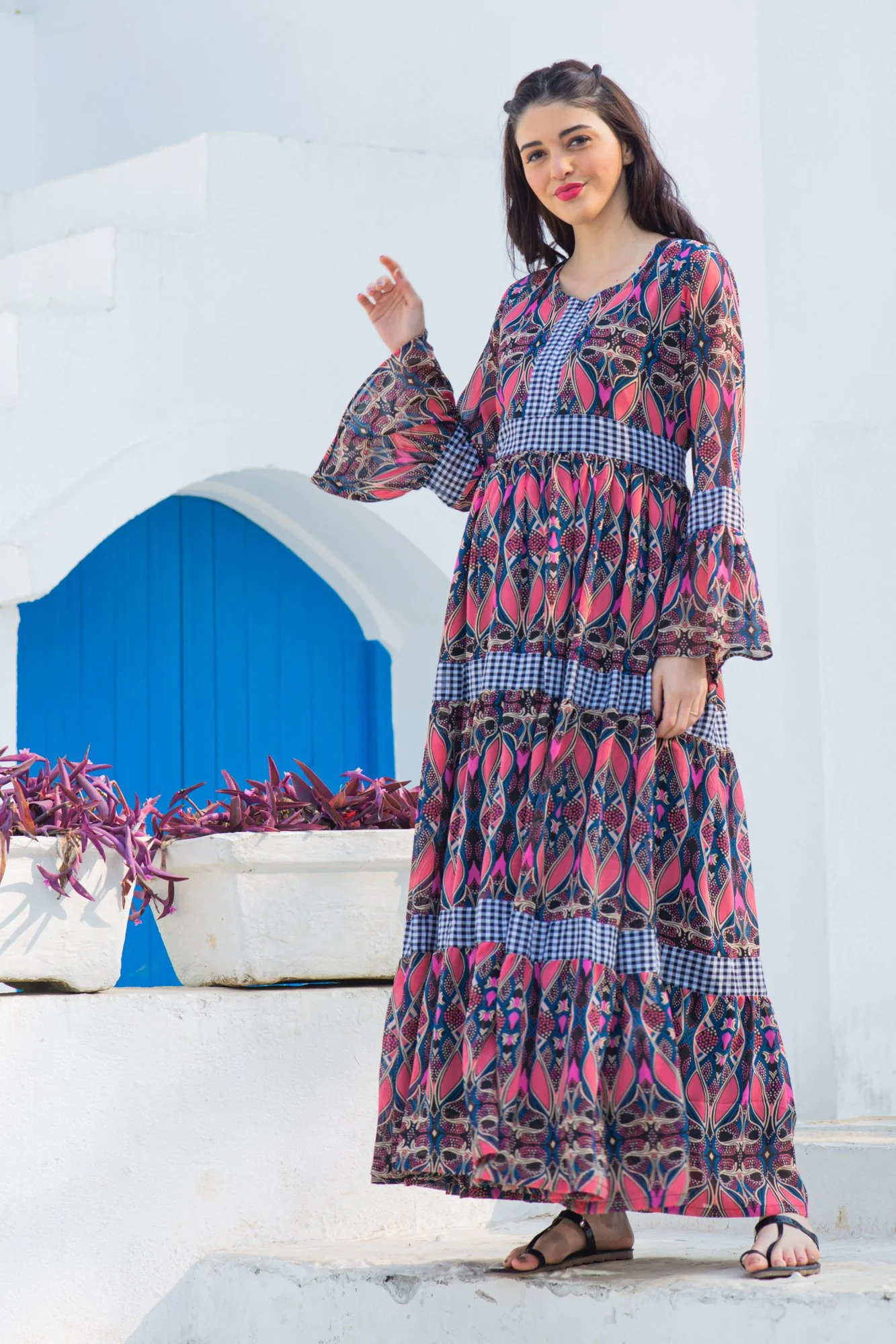 Taffy Noir Maternity & Nursing Dress - Chenance