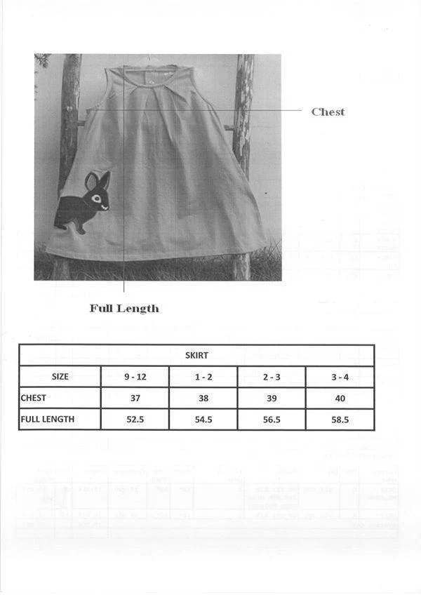 Sunshine Rabit Dress (3-18 months) - Chenance