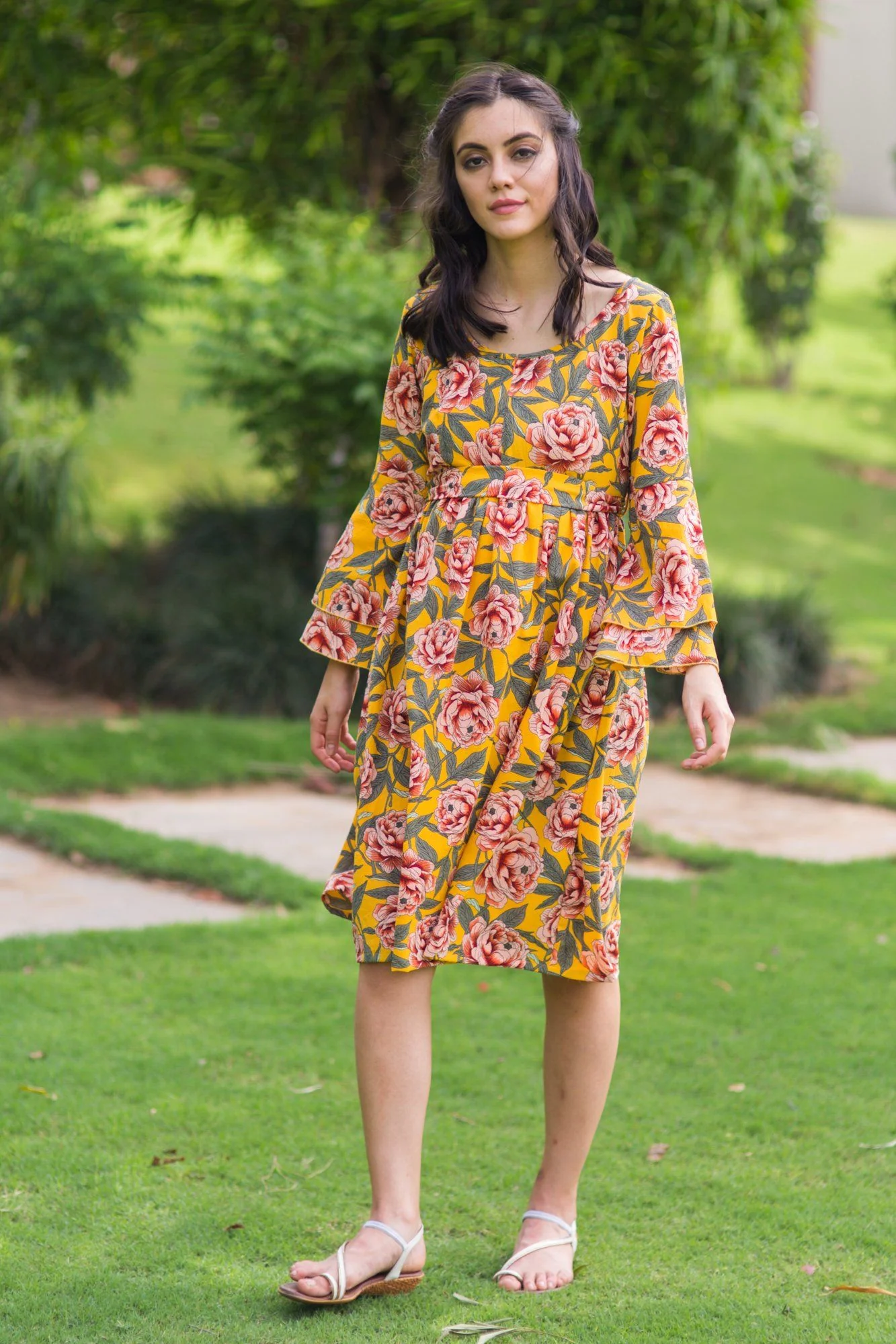 Sunrise Blossom Maternity & Nursing Dress - Chenance