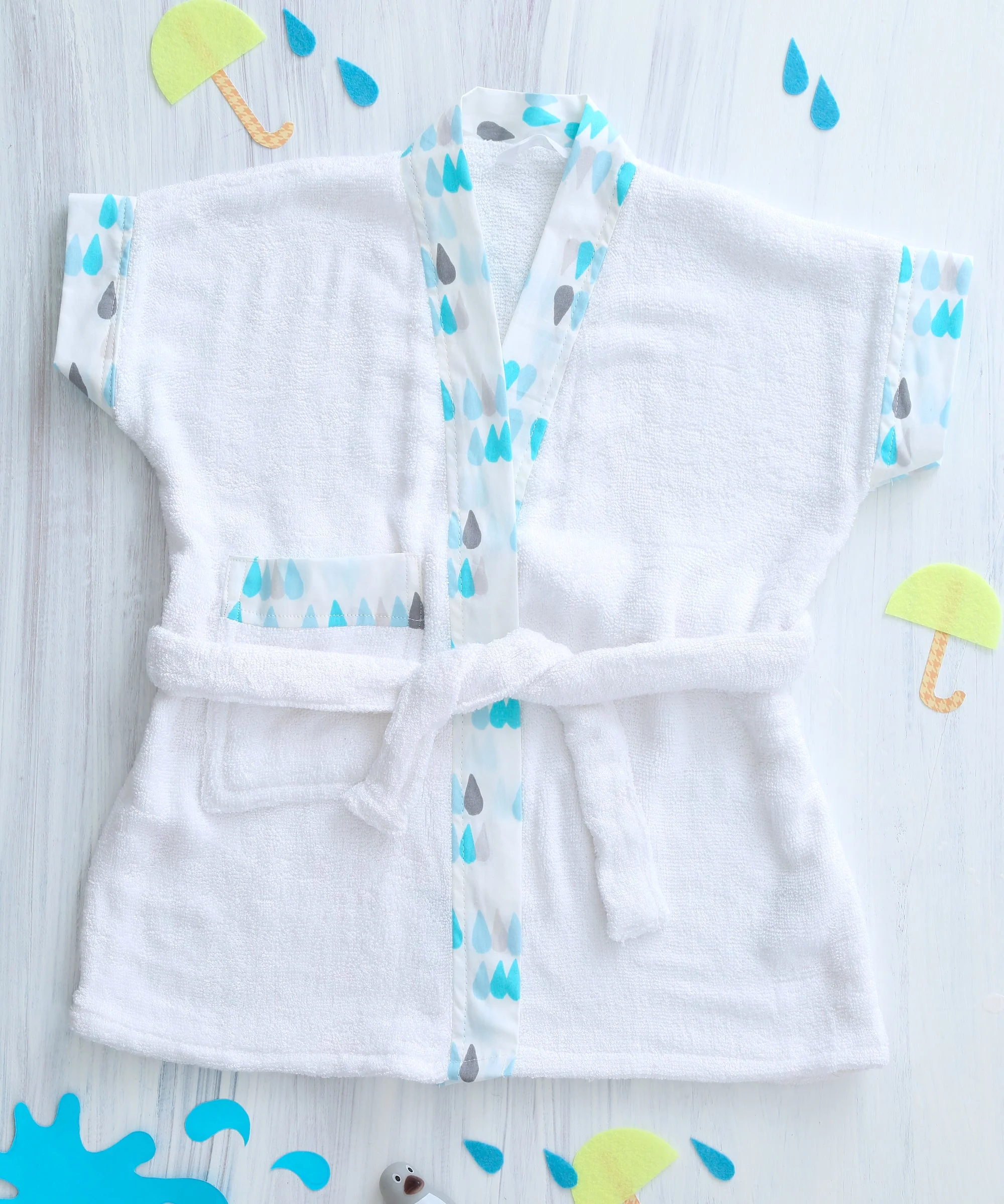 Raindrops - Bathrobe - Chenance