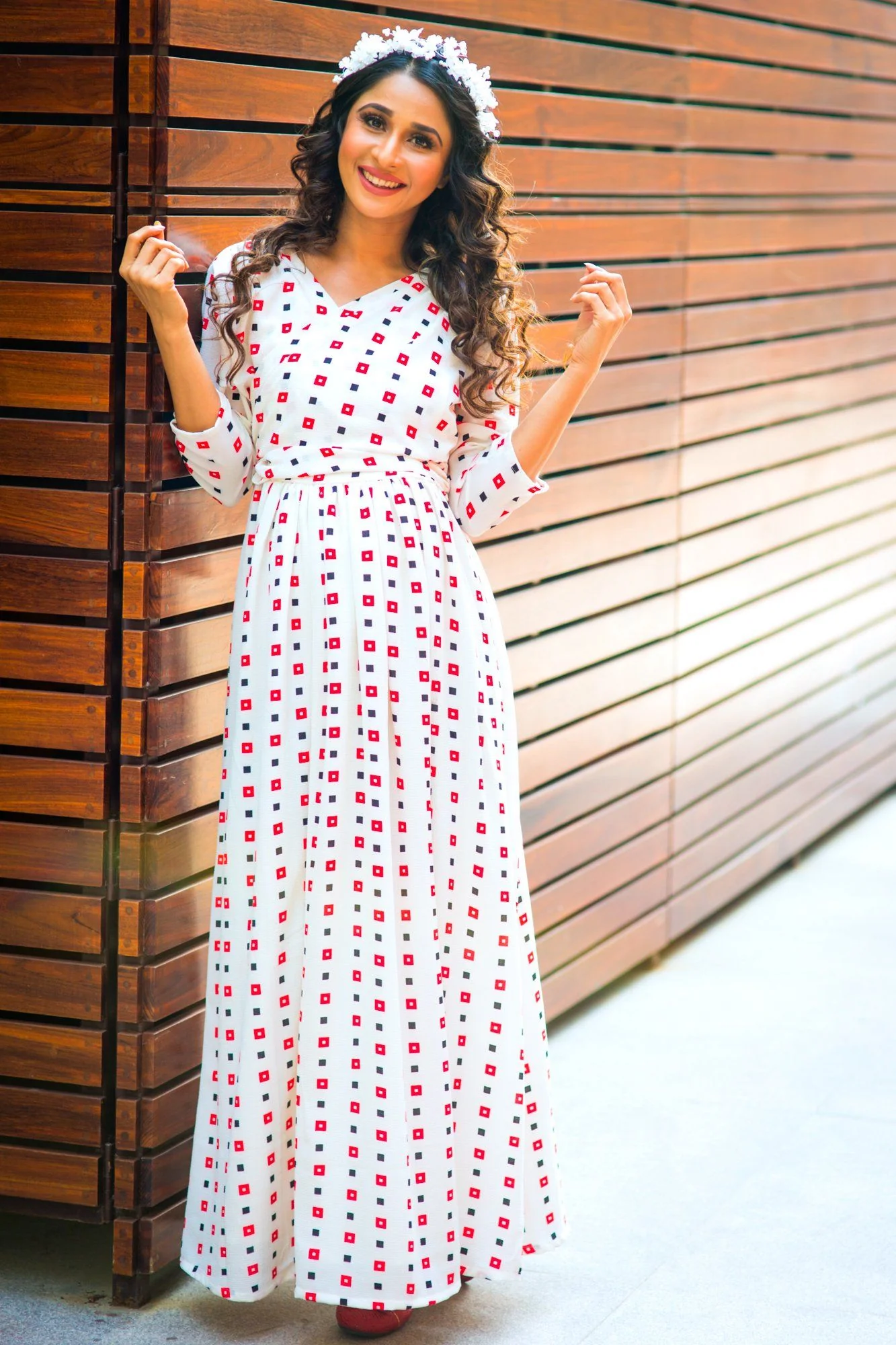 Angelic White Maternity & Nursing Wrap Dress - Chenance