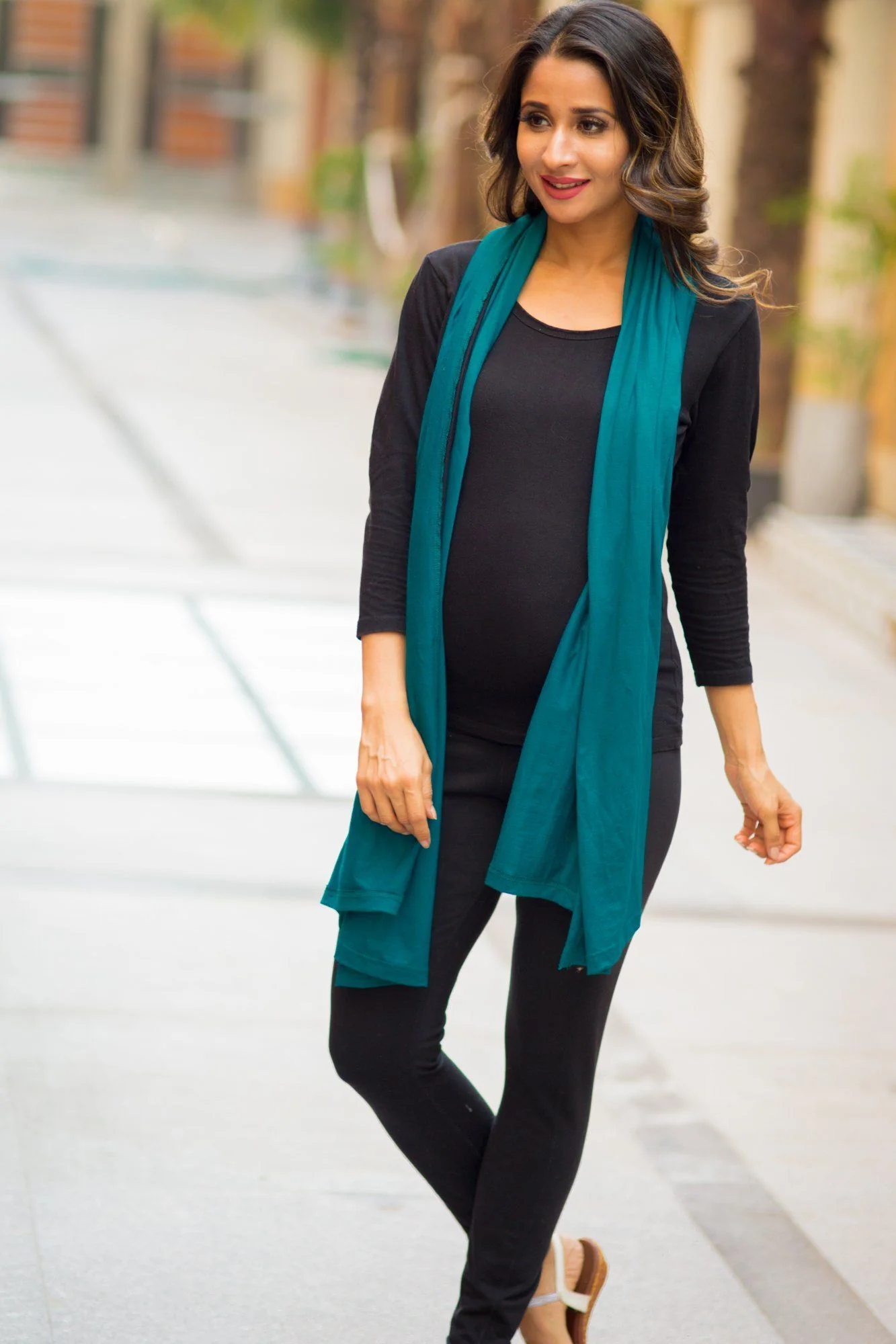 Teal Popper Versatile Nursing Stole - Chenance