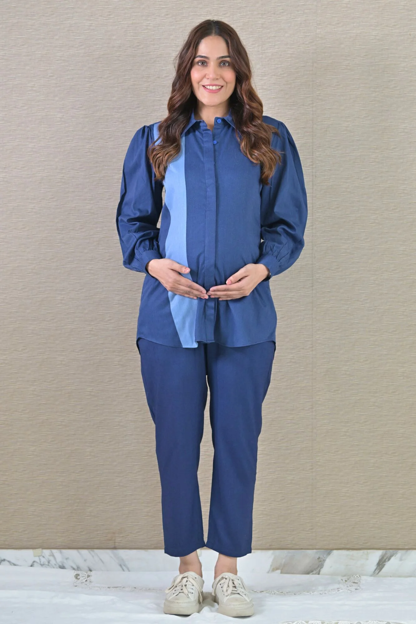 Forever Denim Maternity & Nursing Coord Set (2 pc) (100% Cotton) - Chenance