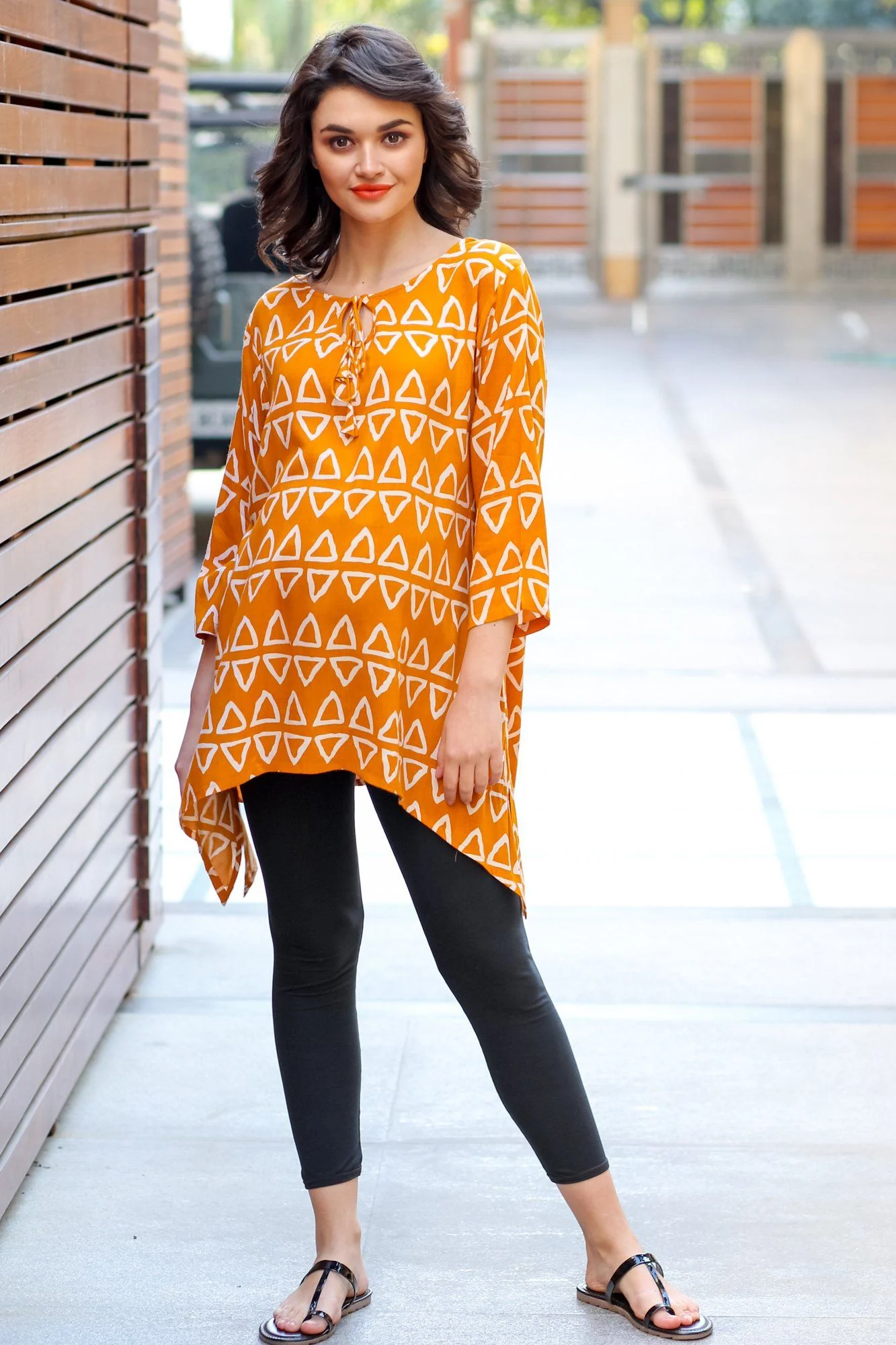 Canary Cotton Maternity Top - Chenance