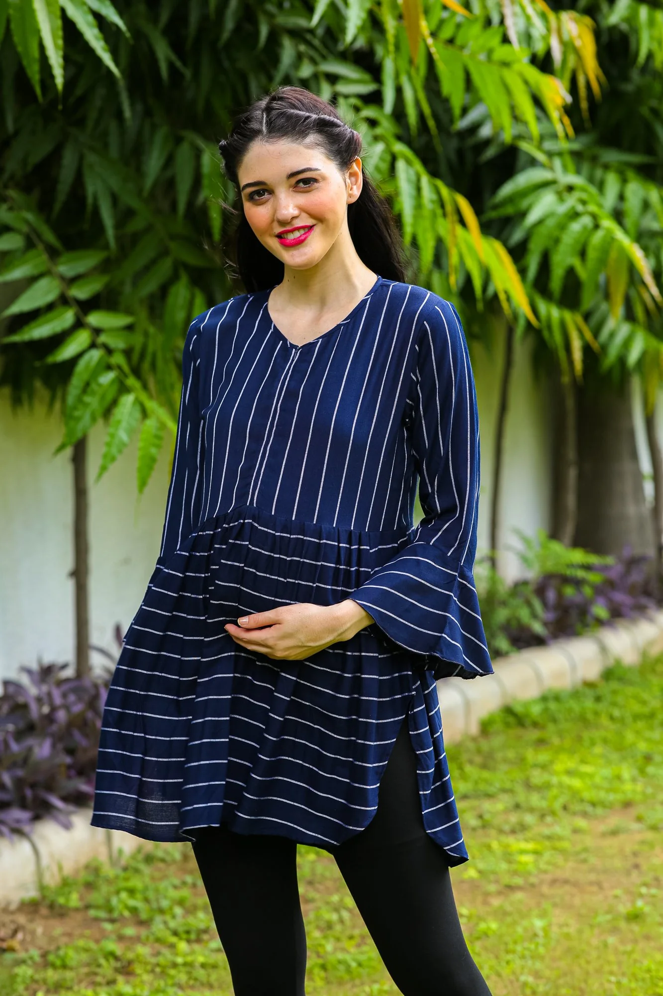 Eternal Ahoy Striped Nursing Top - Chenance