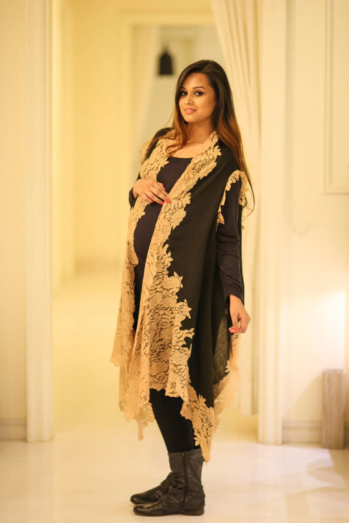 Luxe Cashfeel Maternity & Nursing Cape - Chenance