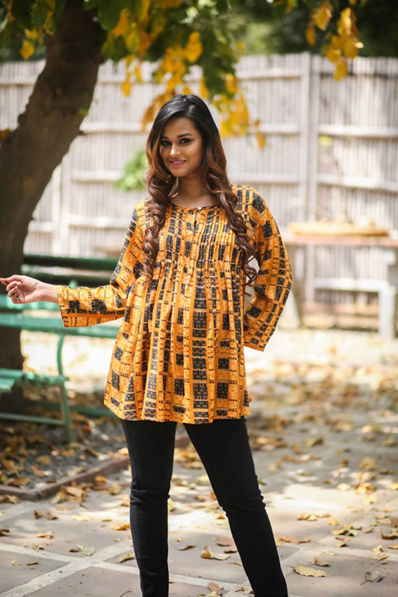 Sunshine Pleated Maternity Top - Chenance