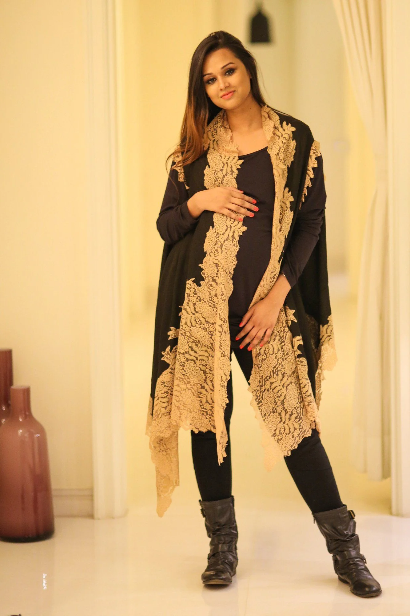 Luxe Cashfeel Maternity & Nursing Cape - Chenance