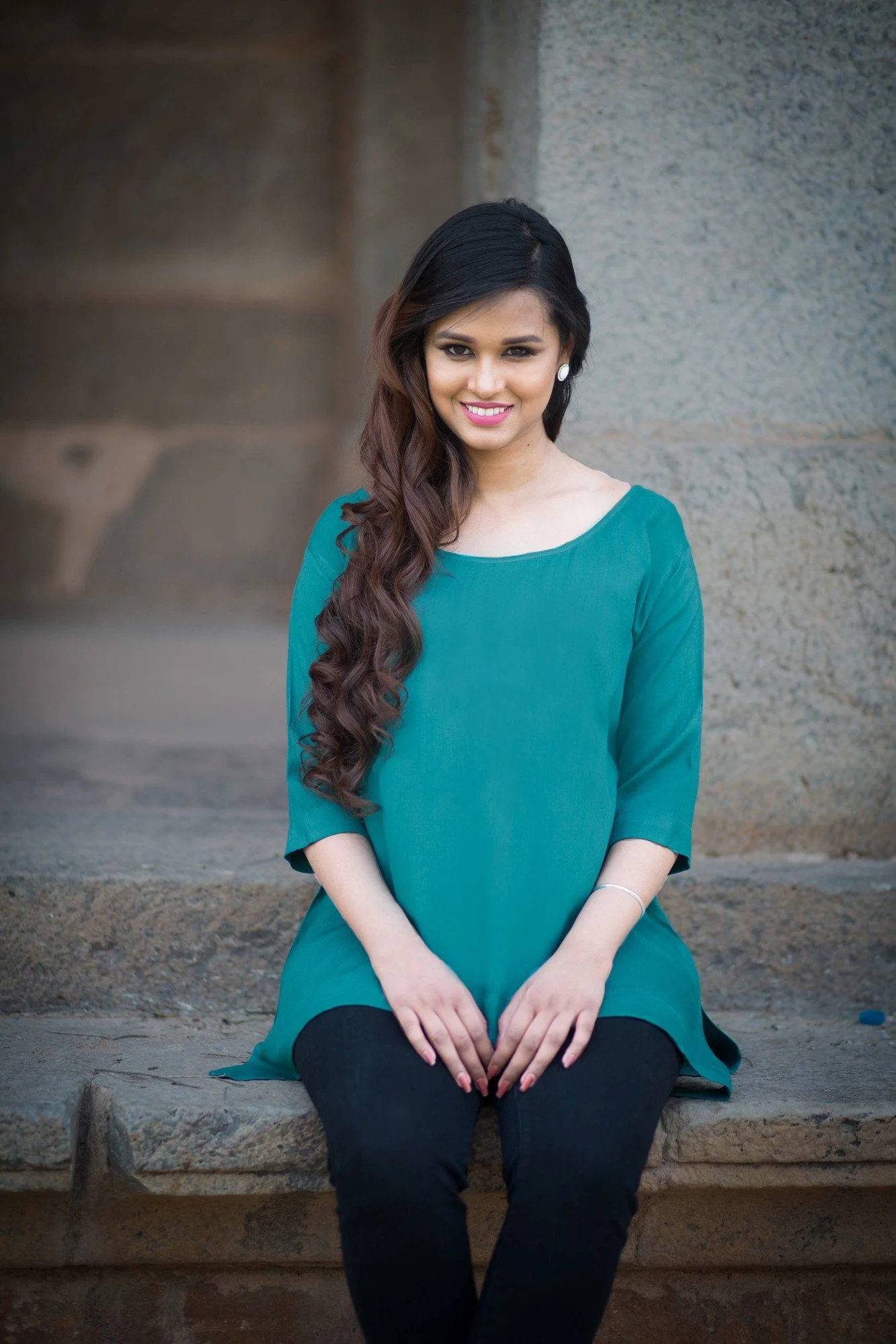 CUSTOM - Single Zip Thin New Stripes (Pattern of Emerald Viscose Maternity Top) - Chenance