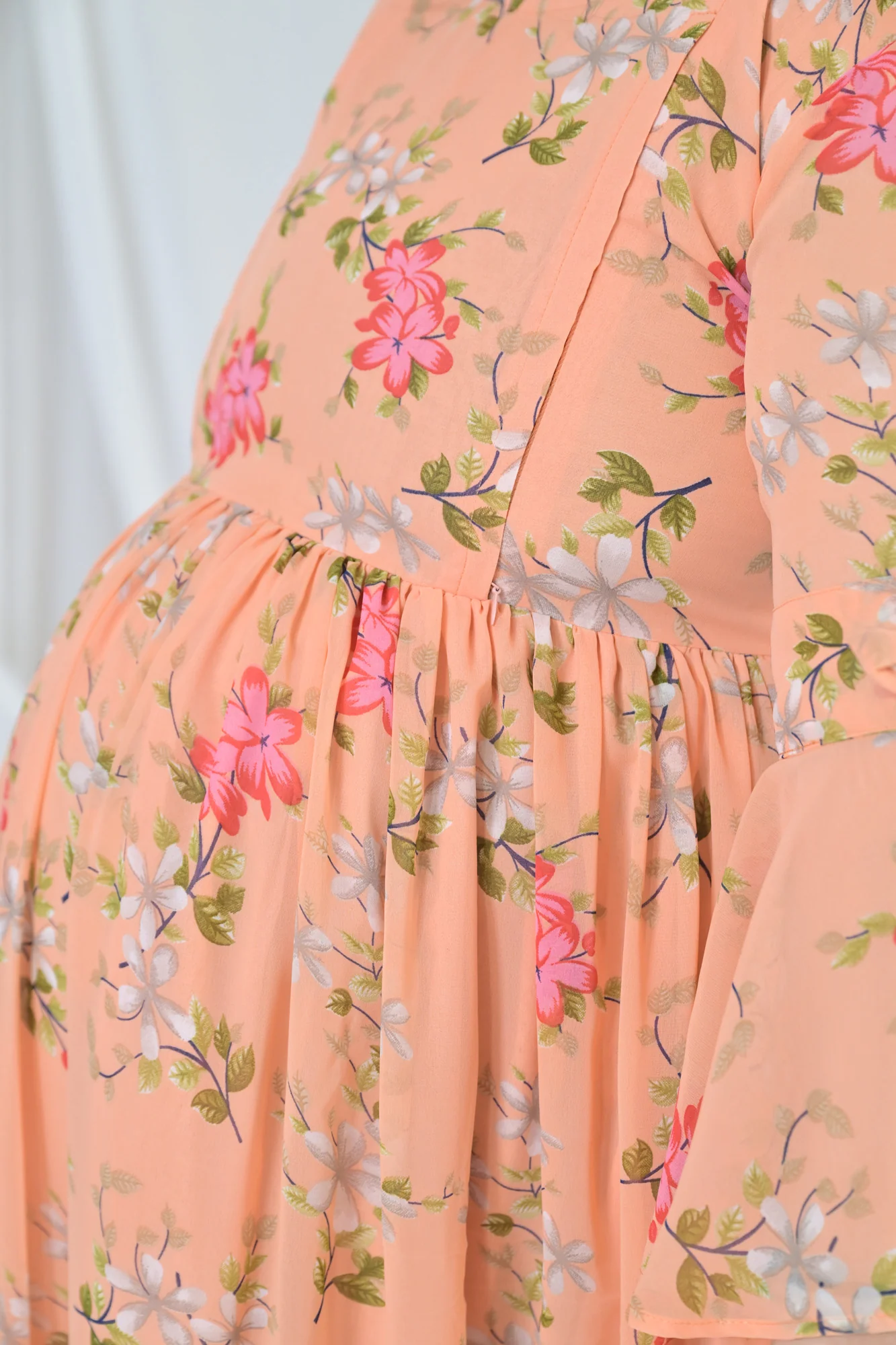 Cheery Blossom Maternity & Nursing Layer Dress - Chenance