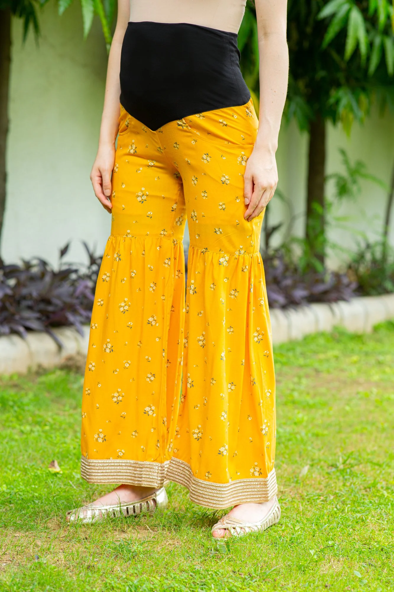 Marigold Yellow Maternity & Nursing Suit Set (2 pc) - Chenance