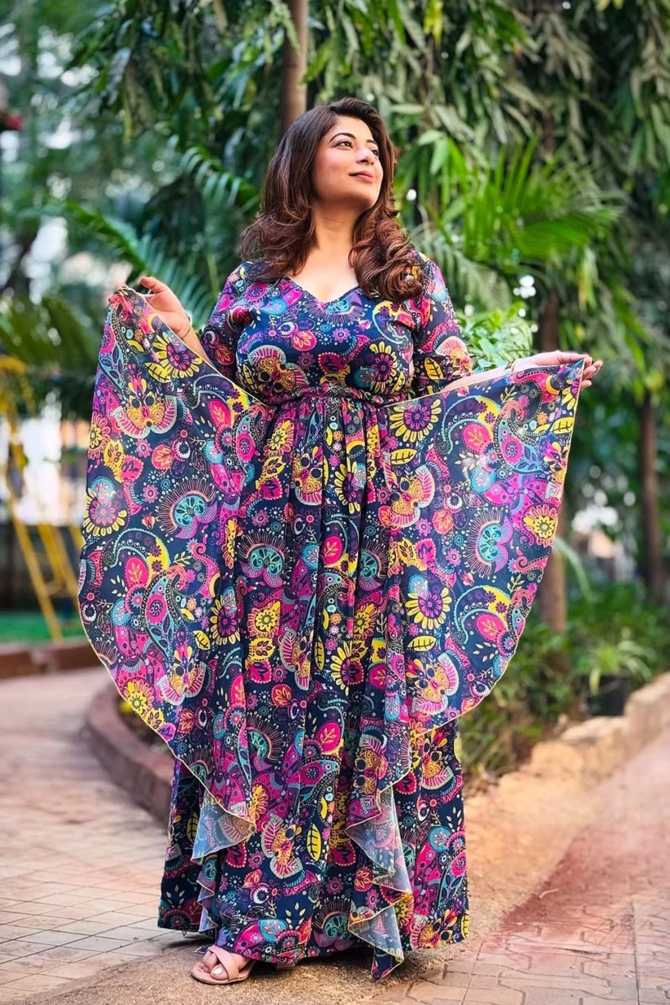 Jolly Circus Maternity Flow Dress - Chenance